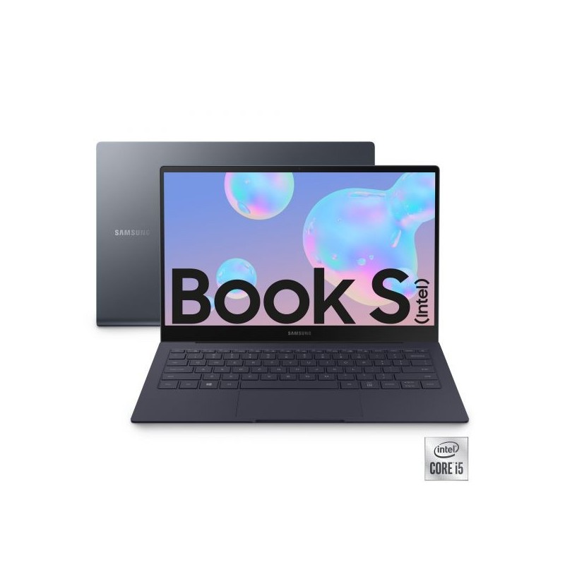 NB SAMSUNG GALAXY BOOK S 13.3" W10H I5/8GB/512GB/FHD-LCD/WIFI/GREY