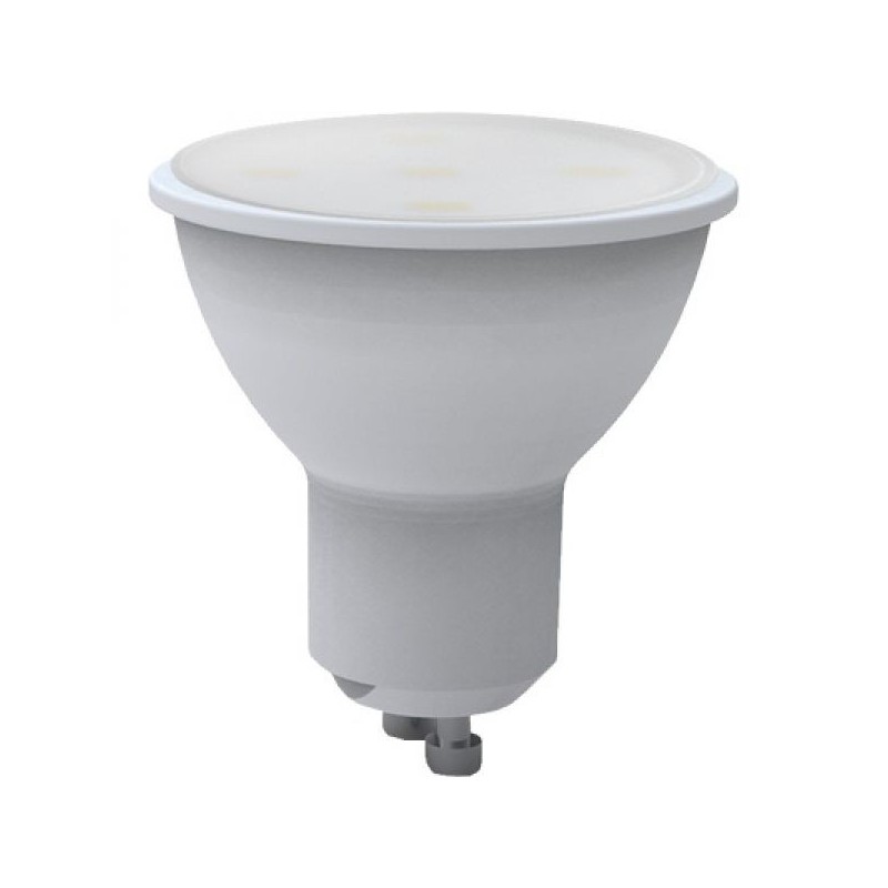 FARETTO LED SKYL GU10 5W 3000K 220V SMOOTH 100 deg , 450 LUMEN