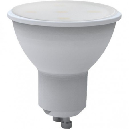 FARETTO LED SKYL GU10 5W 3000K 220V SMOOTH 100 deg , 450 LUMEN