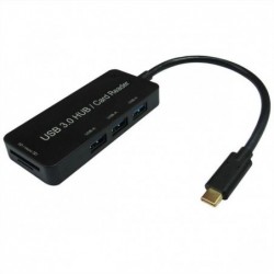 HUB USB 3.0 TYPE C 3P USB-A...