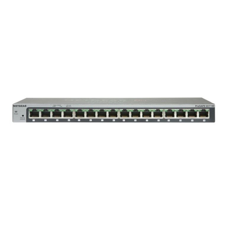 SWITCH 16P GIGABIT PROSAFE ALIMENTA TORE ESTERNO NETGEAR