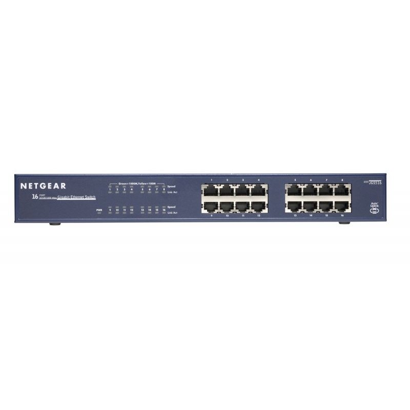 SWITCH 16P 1000BASE-T PROSA FE RACK MOUNTABLE NETGEAR