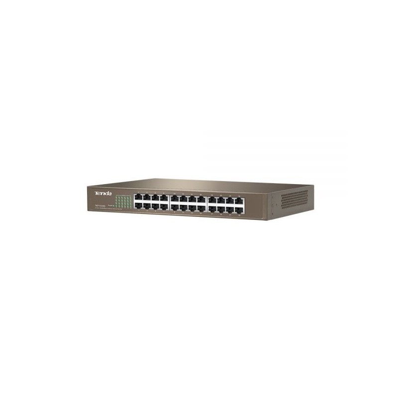 SWITCH 24P 10/100MBPS 19"RACK TENDA 