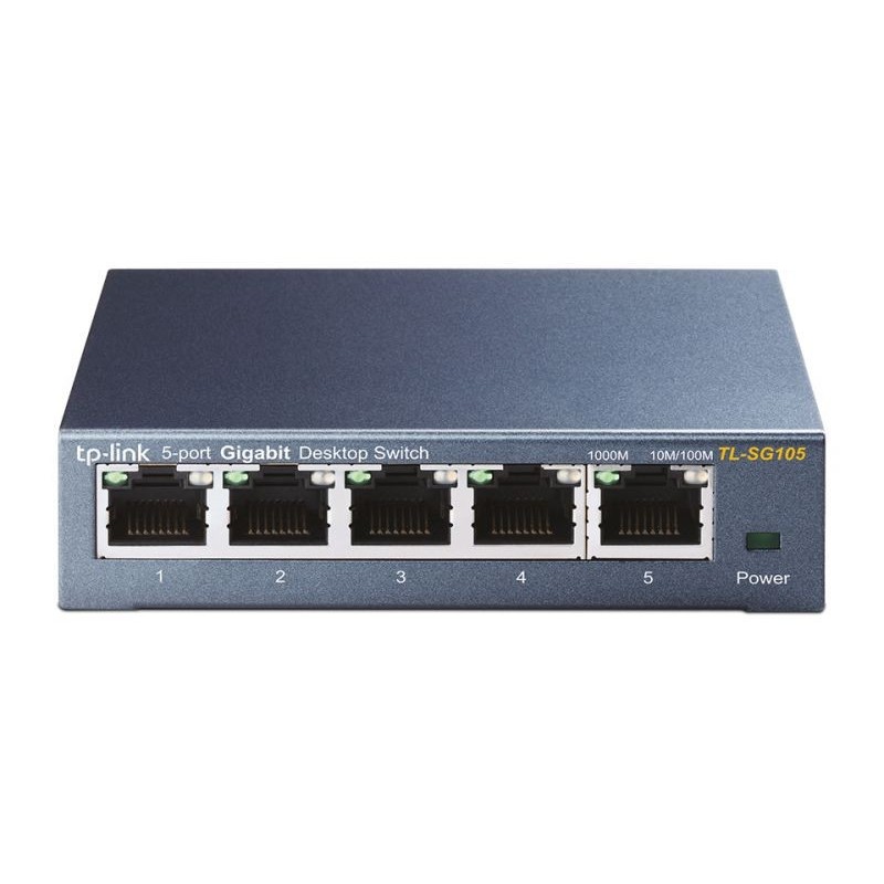 SWITCH 5P GIGABIT METAL CASE TPLINK 