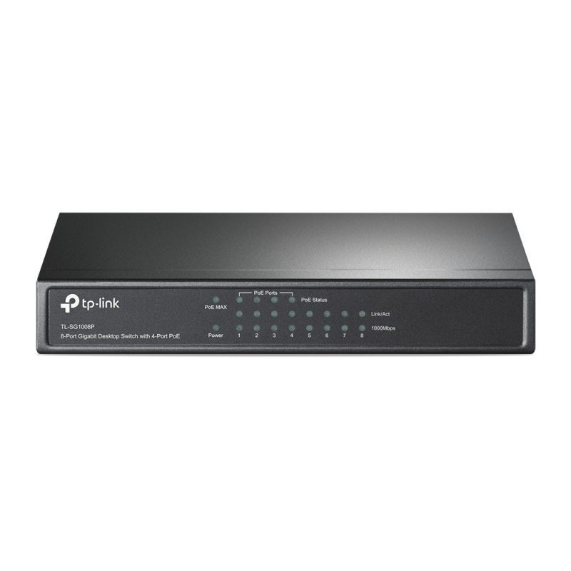 SWITCH 8P GIGABIT DI CUI 4P POE TPL INK