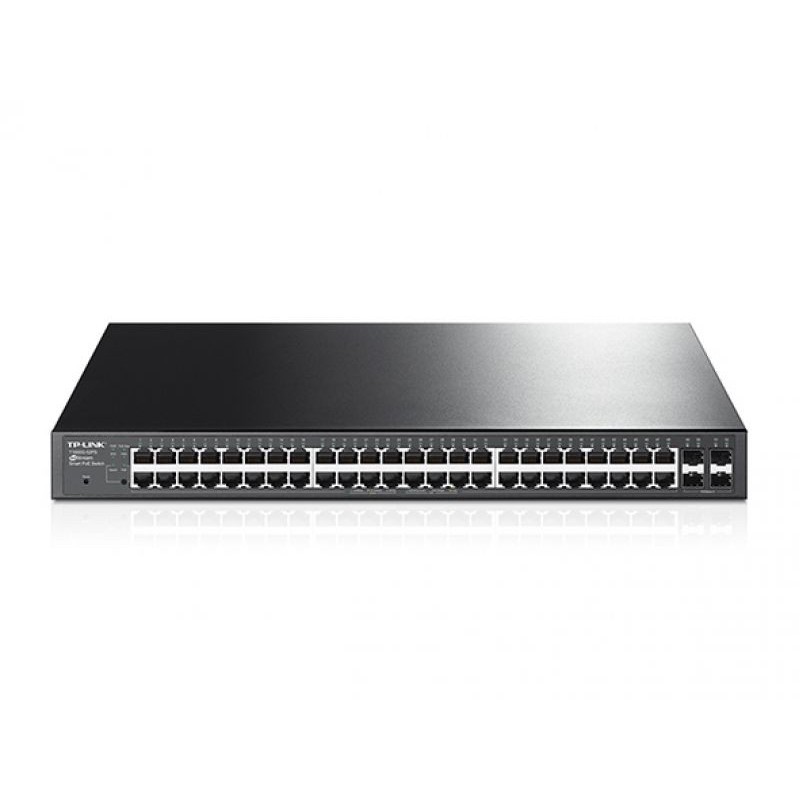 SWITCH 48P POE GIGABIT + SFP SLOTS RACK MOUNTABLE TP-LINK