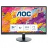 MON 23,6"W-LED MM VGA HDMI DVI AOC E2470SWH 16:9 3 ANNI GARANZIA