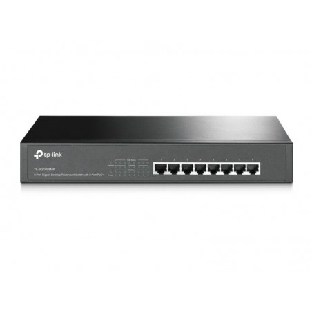 SWITCH 8P GIGABIT POE+ 8P GIGABIT RJ45/126W POE POWER