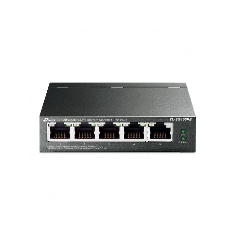 SWITCH 5P GIGABIT 4P POE+ 1P NO POE 