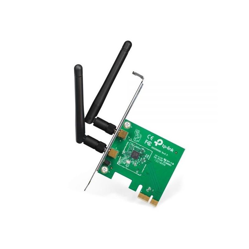 SCHEDA 300MBPS PCI-EXPRESS 2 ANTENN E STACCABILI