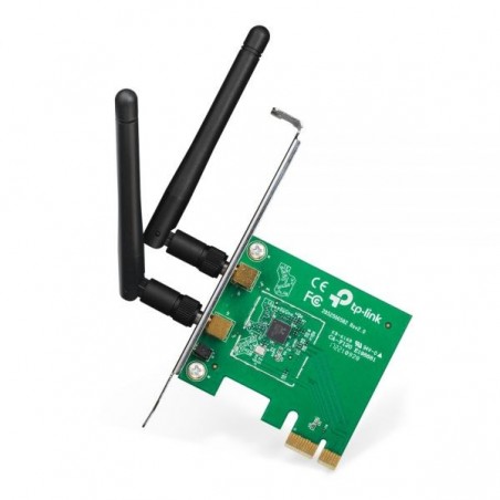 SCHEDA 300MBPS PCI-EXPRESS 2 ANTENN E STACCABILI