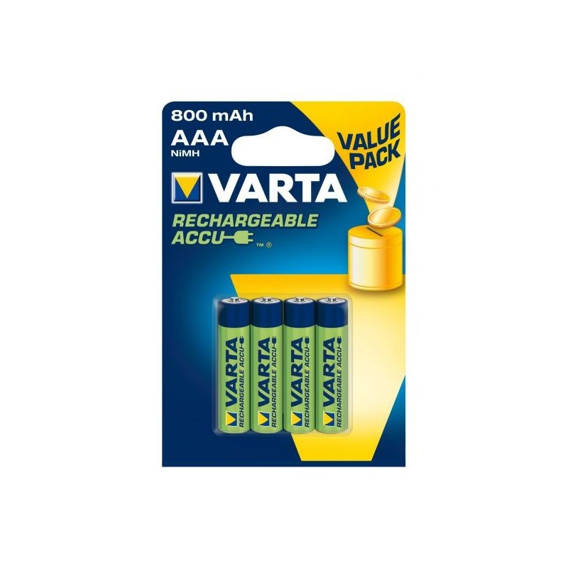 BATTERIA MINISTILO AAA RICARI CABILE 800MAH CONF.BLISTER 4PZ VART