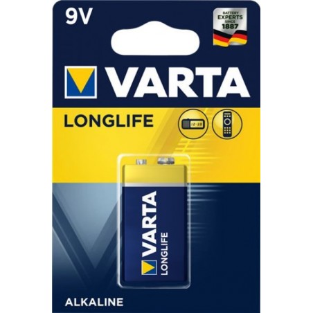 BATTERIA 6LF22 9V ALCALINA CONF.BLISTER 1PZ VARTA