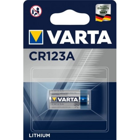 BATTERIA CR123 A LITIO 3V PROFESSIONAL VARTA