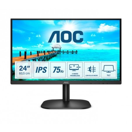 MON 23,8"IPS VGA HDMI DVI 4MS MM AOC 24B2XDA