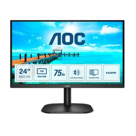 MON 23,8"IPS VGA HDMI  4MS MM AOC 24B2XHM2