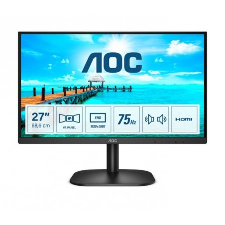 MON 27"VA VGA HDMI 4MS MM AOC 27B2AMA