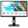 MON 31,5 "IPS HDMI DP QHD MM 4MS AOC Q32P2 REG ALTEZZA PIVOT