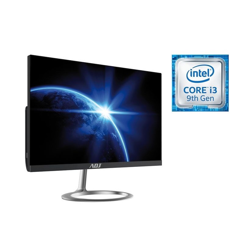 AIO 22" I3 8G 240G FD N/T NO ODD BK I3-9100 WIFI 1XTYPE-C,1XU3 HDMI