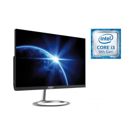 AIO 22" I3 8G 240G FD N/T NO ODD BK I3-9100 WIFI 1XTYPE-C,1XU3 HDMI