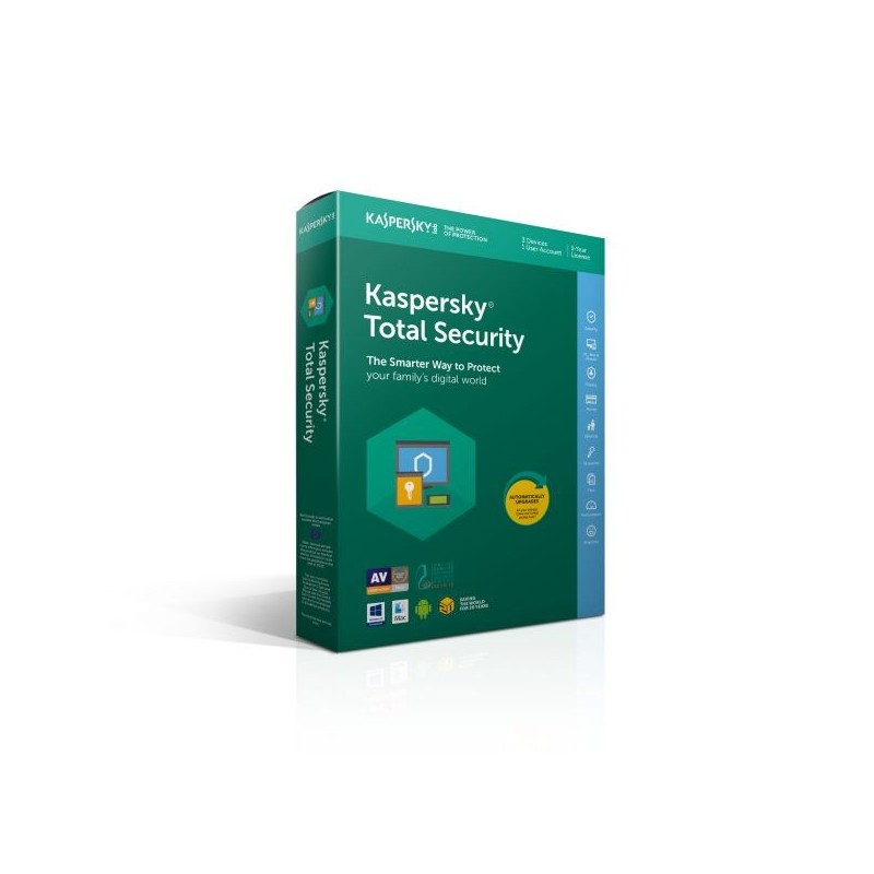 TOTAL SECURITY 1Y 3U 2019 KASPERSKY ITALIANO MULTIDEVICE SLIM BOX