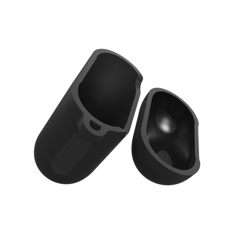 CUSTODIA SILICONE FIT AIRPODS BLACK 