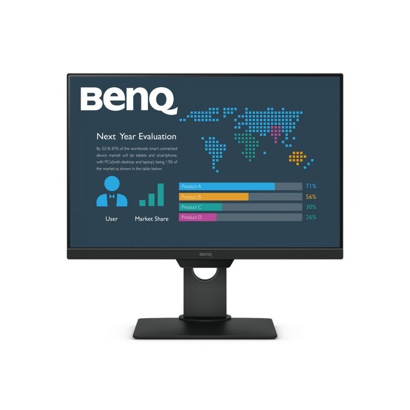 MON 25"IPS HDMI DP DVI VGA USB BENQ BL2581T REG ALTEZZA PIVOT