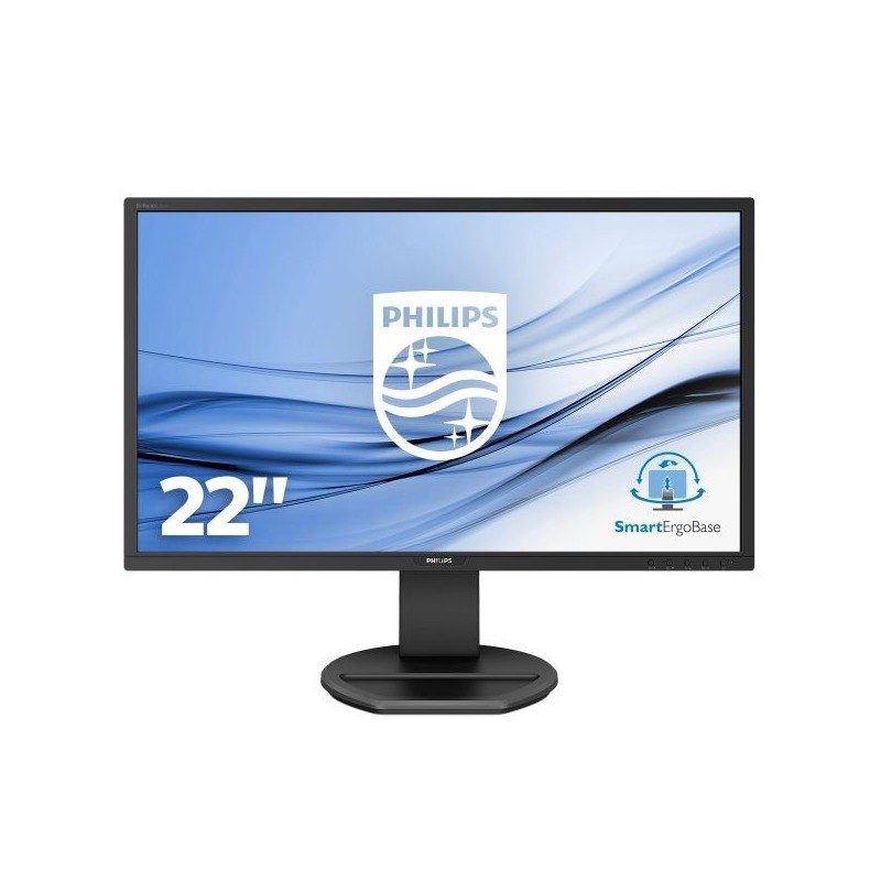 MON 21,5"TN MM VGA HDMI PIVOT REG PHILIPS 221B8LHEB 16:9 REG ALT 1MS