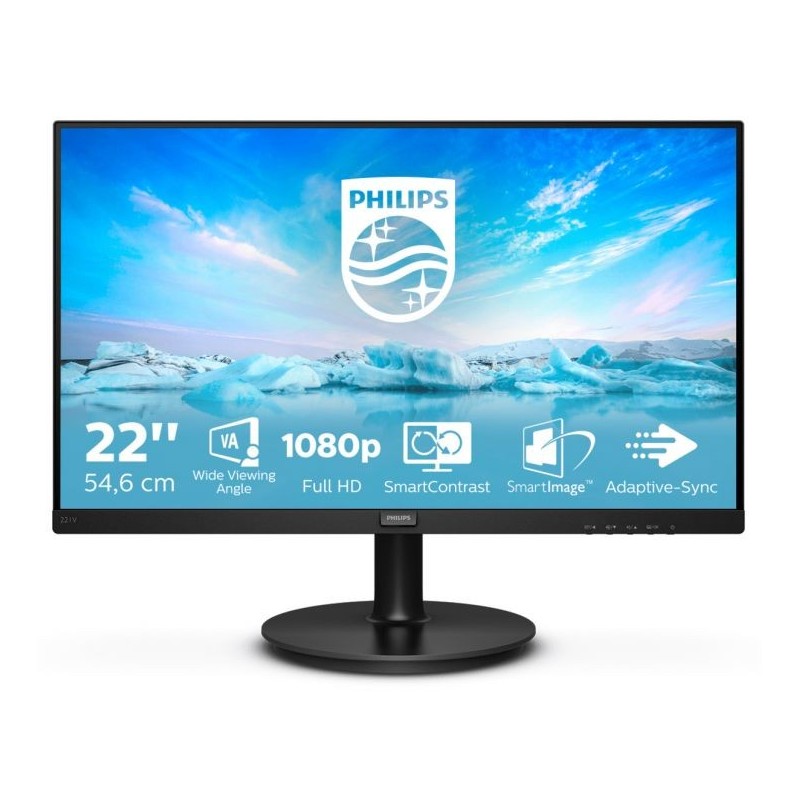 MON 21,5"VA VGA HDMI VESA PHILIPS 221V8/00 16:9 4000:1 4MS