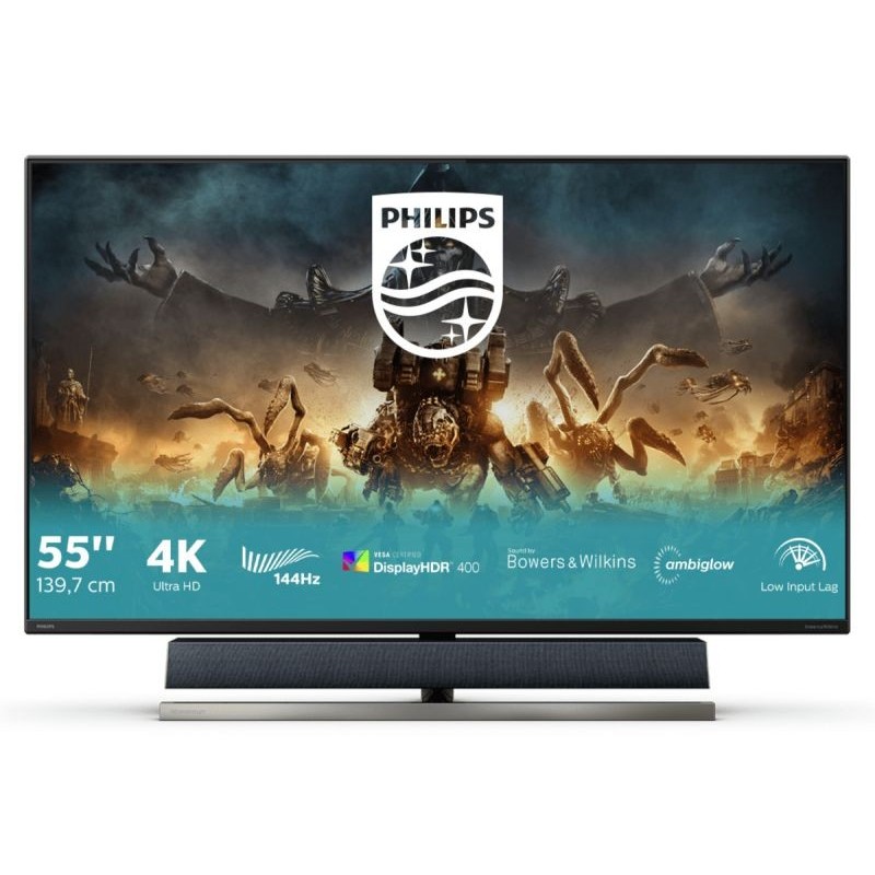 MON 55"VA 4K GAMIMG AMBIGLOW MM PHILIPS 559M1RYV/00 USB C  DP XBOX