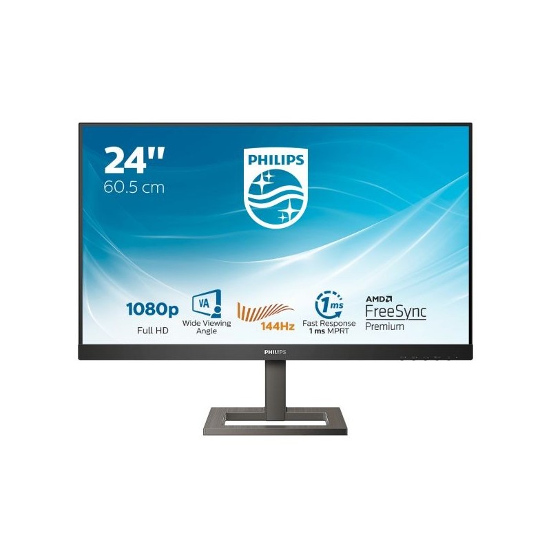 MON 23.8"VA  DP HDMI MM 144HZ 1MS PHILIPS 242E1GAEZ/00 REG ALTEZZA