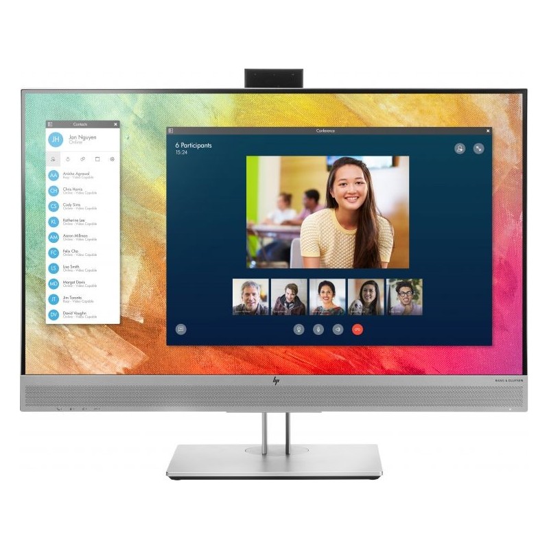 MON 27"LED VGA HDMI DP 60HZ CAMERA HP E273M 16:9 1000:1 5MS WEBCAM