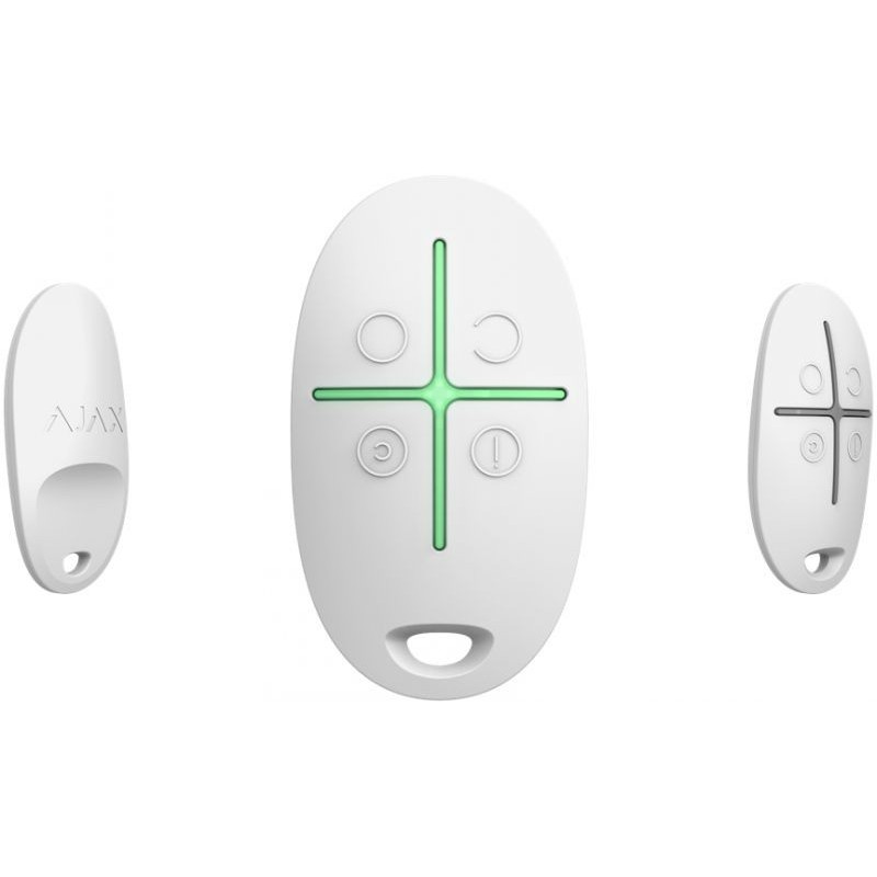 SPACECONTROL WIRELESS KEYFOB WHITE 2-WAY CON PANIC BOTTON