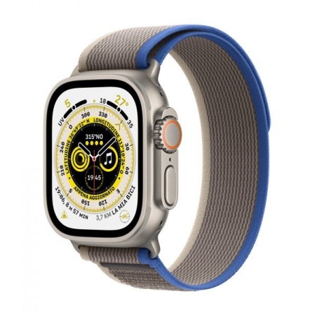 WATCH 49MM ULTRA CELLULAR TITANIO BLU GRAY TRAIL LOOP S/M