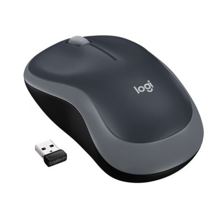 MOUSE M185 LOG CORDLESS GREY/NERO LOGITECH USB NANO RECEIVER