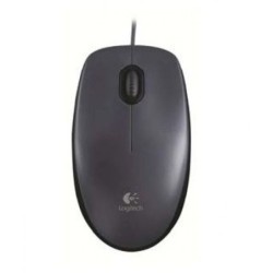 MOUSE M90 LOG GREY CON FILO...