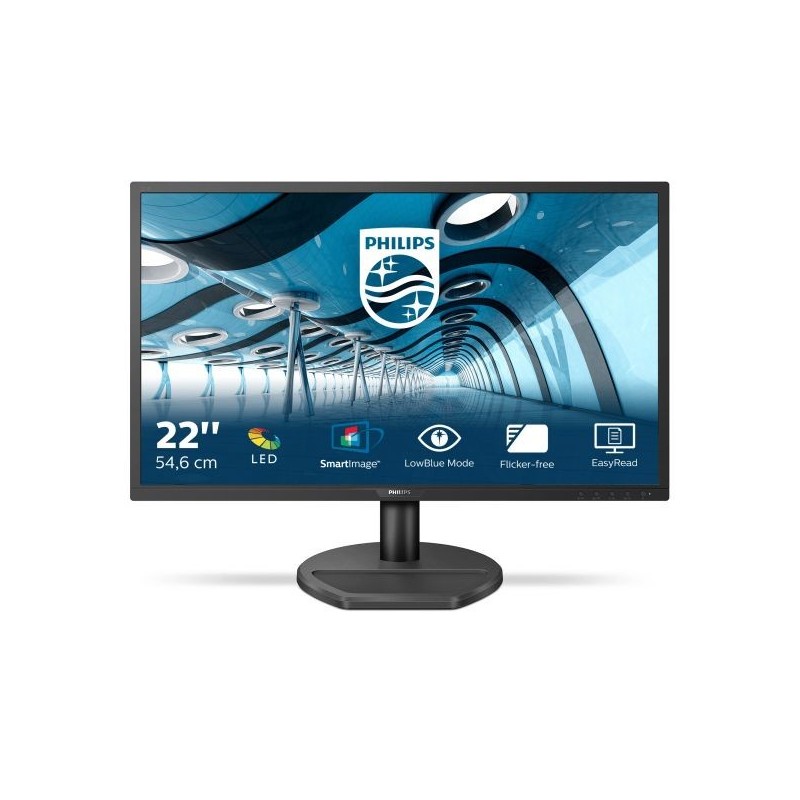 MON 21,5"W-LED MM VGA HDMI DVI VESA PHILIPS 221S8LDAB 16:9 1000:1 1MS