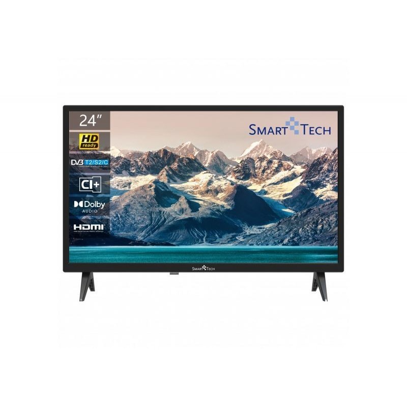 TV 24" SMARTECH T2 DVBS2 HDMI USB HDMI VESA  BONUS TV OK