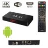 DECODER DVBT-2 AKAI COMBO SAT TERRE T2+S2 ANDROID SMART BONUSOK 2TUNER