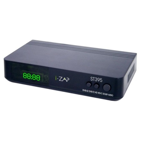 DECODER DVBT-2 S2 TERRESTRE + SATEL I-ZAPT395 COMPATIBILE BONUS 2 TUNER