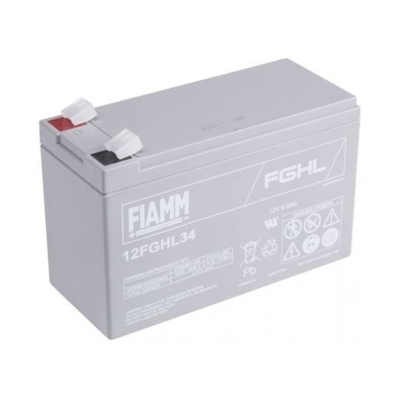 BATTERIA UPS FIAMM 12V 9 AH 12FGHL34 LONG LIFE