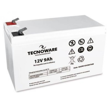 BATTERIA UPS TECNOWARE 12VDC 9AH HIGH ERMETICA AL PIOMBO BULK