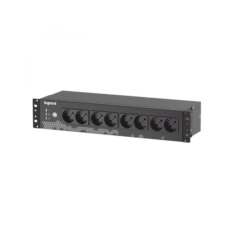 UPS 800 VA RACK KEOR PDU 8-SCHUKO NERO