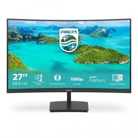 MON 27" LED CURVED 4MS MM VGA HDMI FHD  PHILIPS 271E1SCA/00