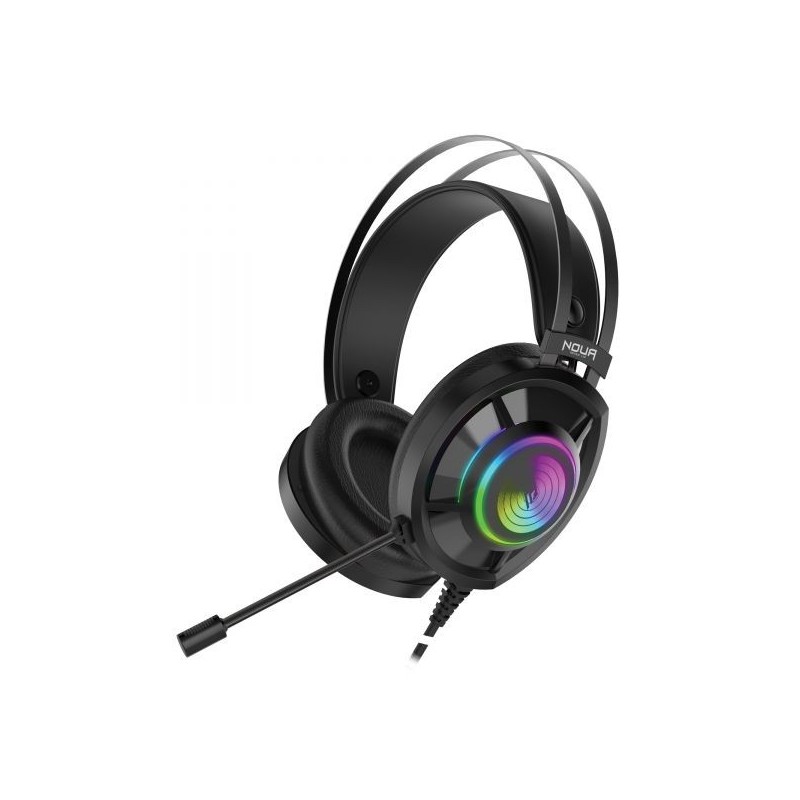 CUFFIA C/MICROFONO USB NOUA 7.1 ECHO RGB RAINBOW BLACK