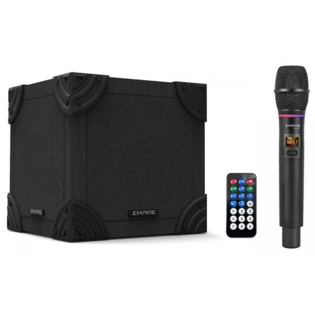 SPEAKER EMPIRE PORTATILE QUBO CON MICROFONO 100W MICR.ICE INCLUSO