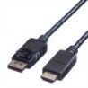 CAVO DP-HDTV 3MT M/M VALUE DISPLAYPORT-HDMI 2K1080P 60HZ