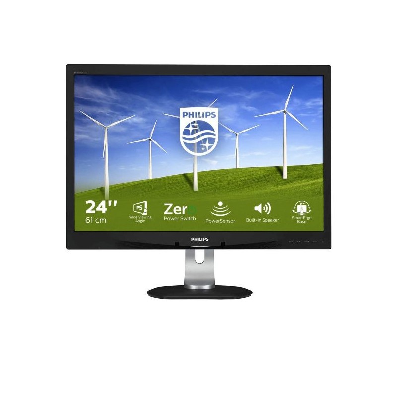 MON 24"IPS MM VGA PIVOT DVI DP VGA PHILIPS 240B4QPYEB/00 MM