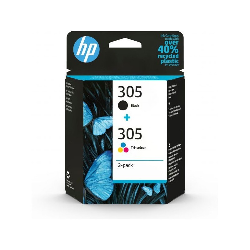 INK HP 305 MULTIPACK CMYK ENVY 6010 120 PAG/100PG COLORE