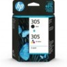 INK HP 305 MULTIPACK CMYK ENVY 6010 120 PAG/100PG COLORE